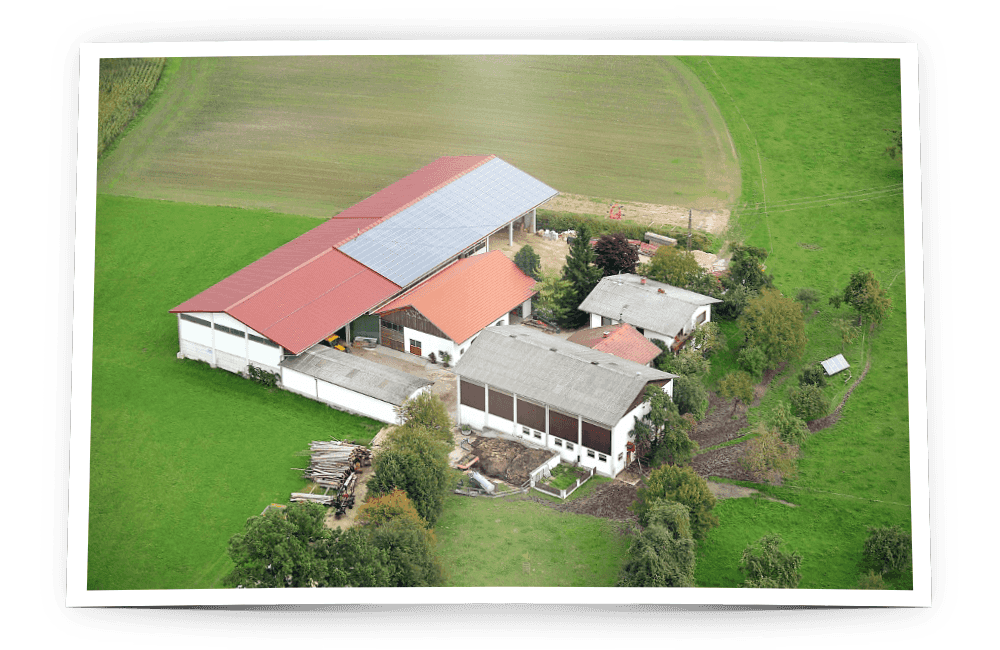 Luftaufnahme des Wührerhofs